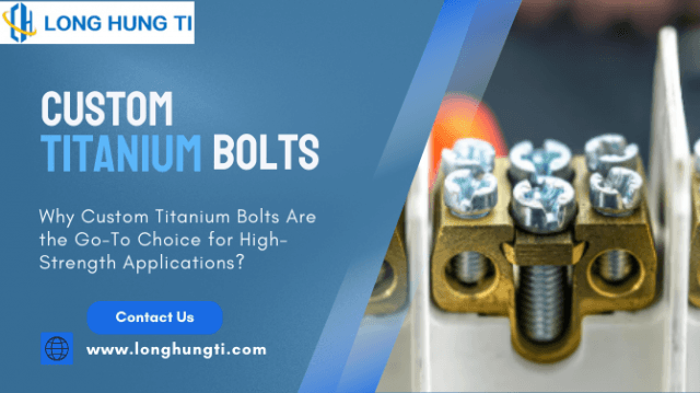 Why Custom Titanium Bolts Are the Go-To Choice for High-Strength Applications?